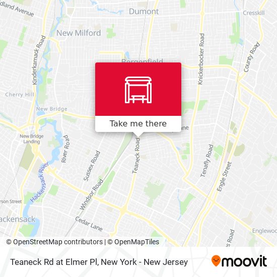 Mapa de Teaneck Rd at Elmer Pl