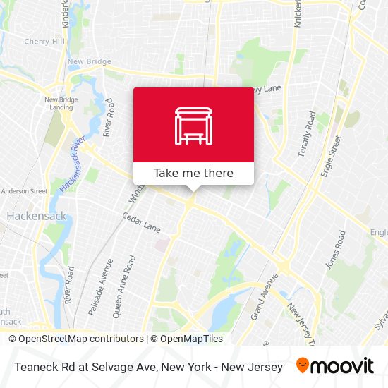 Teaneck Rd at Selvage Ave map