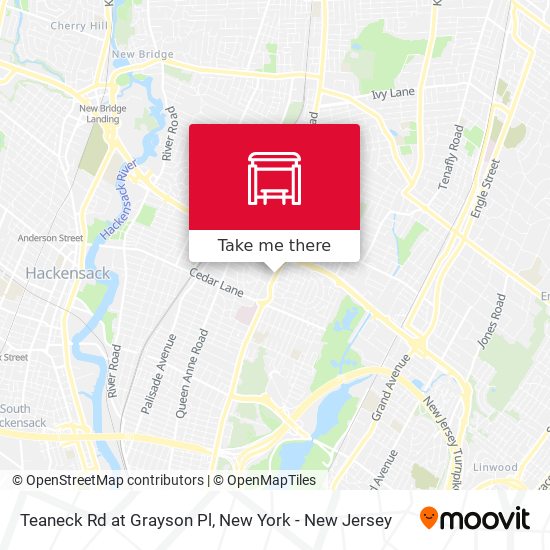 Mapa de Teaneck Rd at Grayson Pl