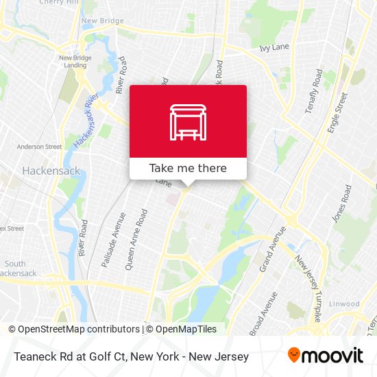 Mapa de Teaneck Rd at Golf Ct