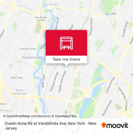 Queen Anne Rd at Vandelinda Ave map