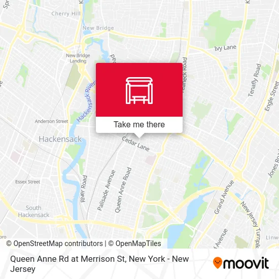 Queen Anne Rd at Merrison St map