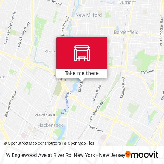 Mapa de W Englewood Ave at River Rd