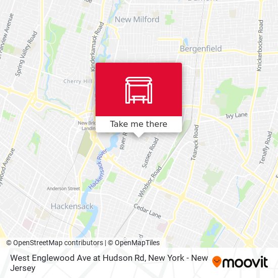 Mapa de West Englewood Ave at Hudson Rd