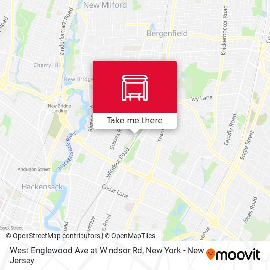 West Englewood Ave at Windsor Rd map