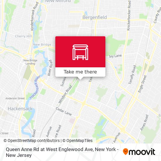 Queen Anne Rd at West Englewood Ave map