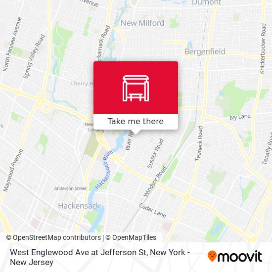 West Englewood Ave at Jefferson St map