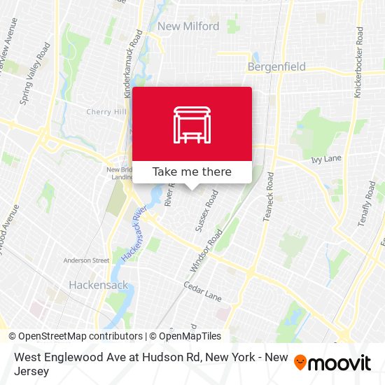 Mapa de West Englewood Ave at Hudson Rd