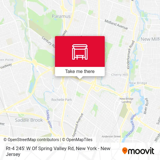 Rt-4 245' W Of Spring Valley Rd map