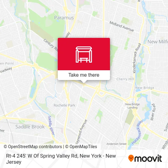Rt-4 245' W Of Spring Valley Rd map