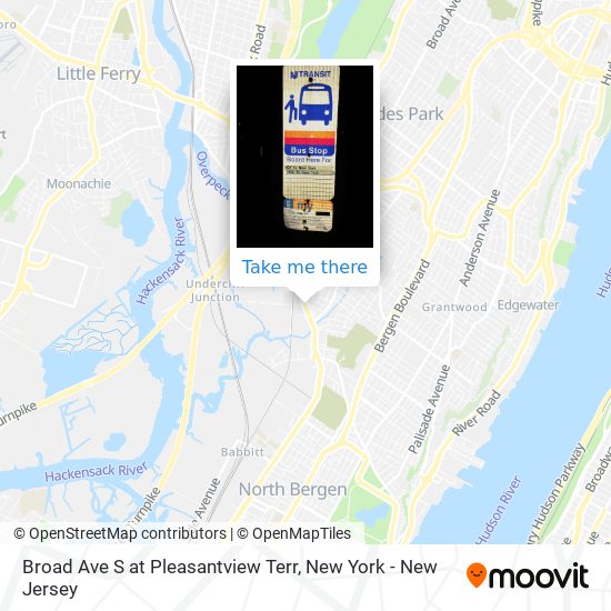 Broad Ave S at Pleasantview Terr map