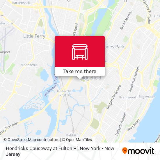 Mapa de Hendricks Causeway at Fulton Pl