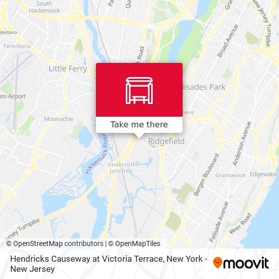 Hendricks Causeway at Victoria Terrace map