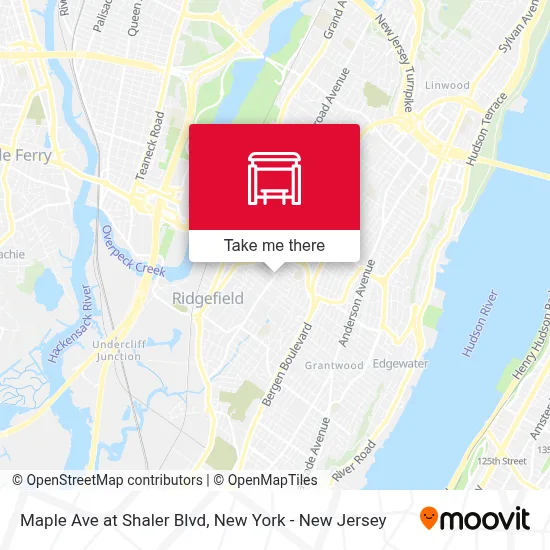 Maple Ave at Shaler Blvd map