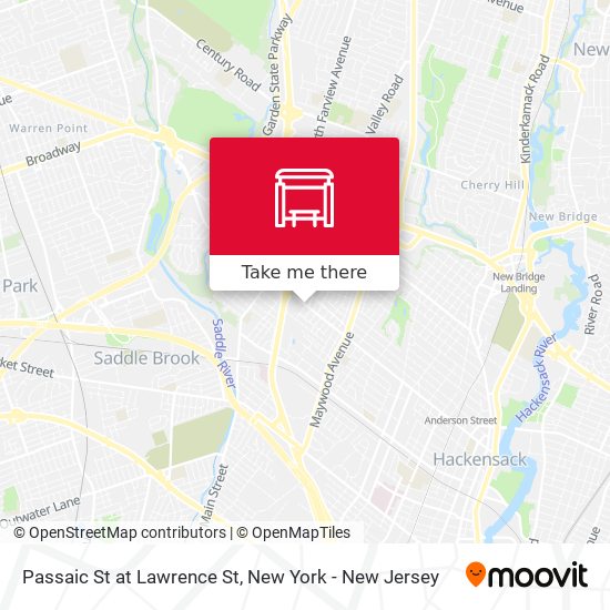 Mapa de Passaic St at Lawrence St
