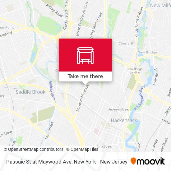 Mapa de Passaic St at Maywood Ave