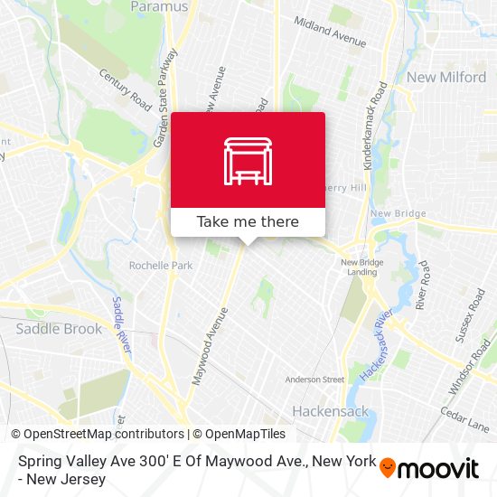 Mapa de Spring Valley Ave 300' E Of Maywood Ave.
