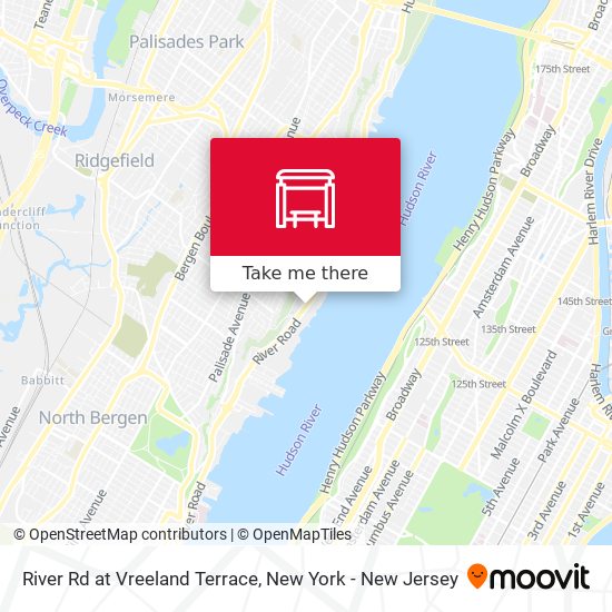 River Rd at Vreeland Terrace map