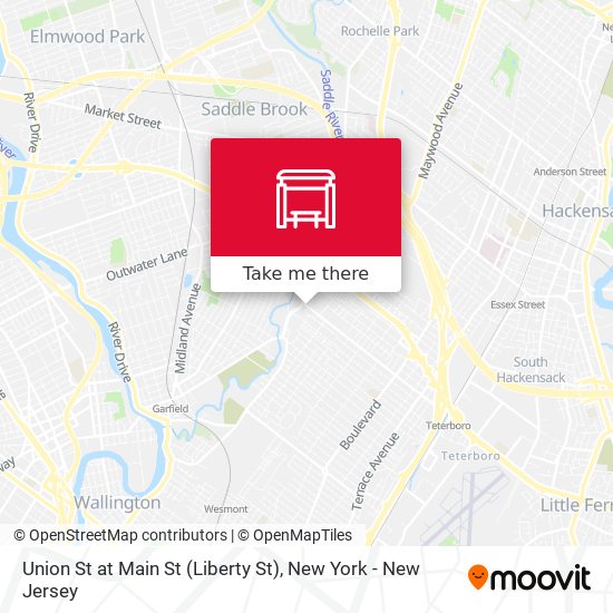 Union St at Main St (Liberty St) map