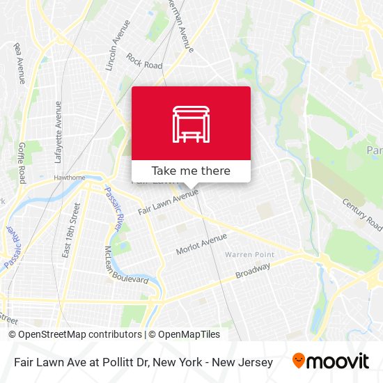 Mapa de Fair Lawn Ave at Pollitt Dr