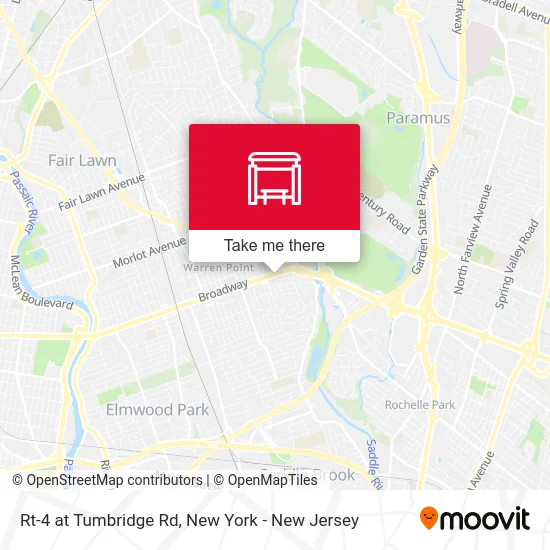 Rt-4 at Tumbridge Rd map
