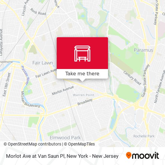 Mapa de Morlot Ave at Van Saun Pl