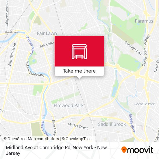 Midland Ave at Cambridge Rd map