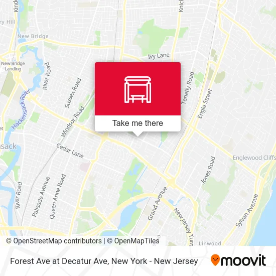 Forest Ave at Decatur Ave map