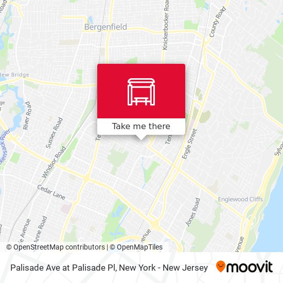 Mapa de Palisade Ave at Palisade Pl