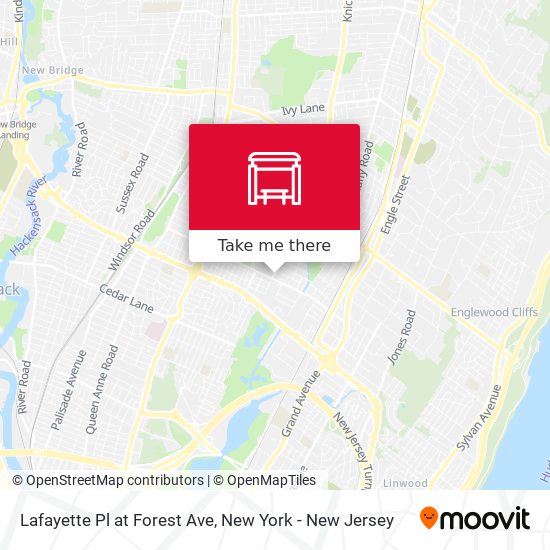 Mapa de Lafayette Pl at Forest Ave