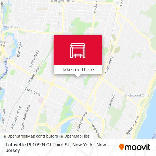 Lafayette Pl 109'N Of Third St. map
