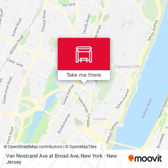 Van Nostrand Ave at Broad Ave map