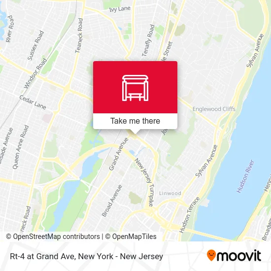 Rt-4 at Grand Ave map