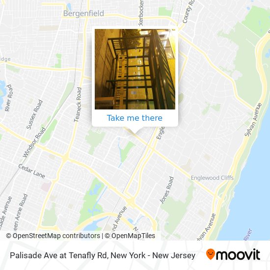 Mapa de Palisade Ave at Tenafly Rd