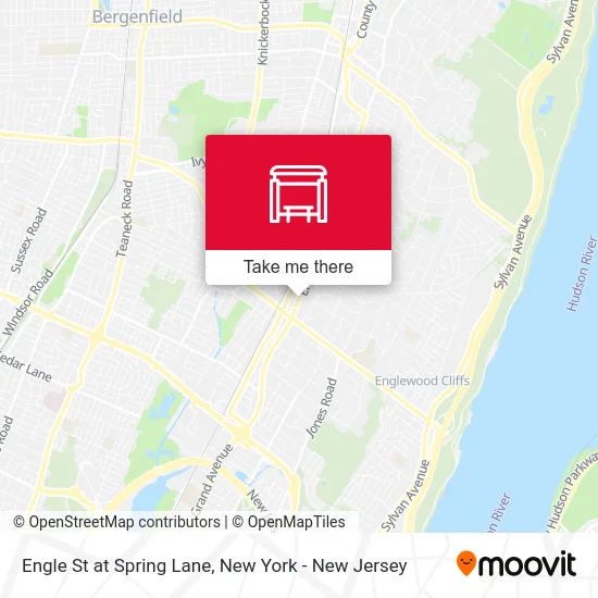Engle St at Spring Lane map