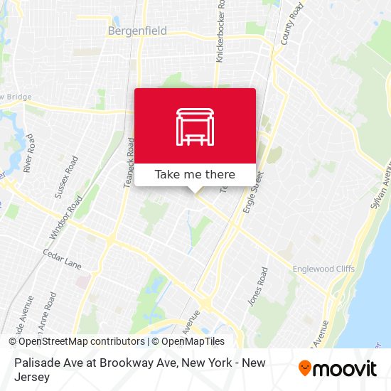Mapa de Palisade Ave at Brookway Ave