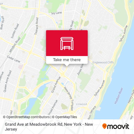Mapa de Grand Ave at Meadowbrook Rd
