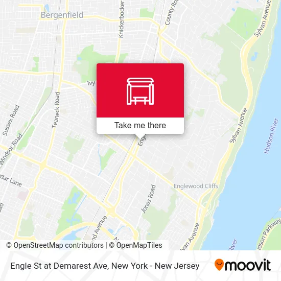 Engle St at Demarest Ave map