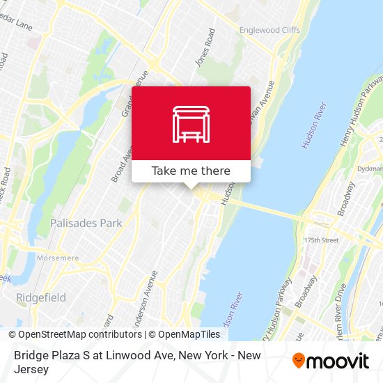 Mapa de Bridge Plaza S at Linwood Ave