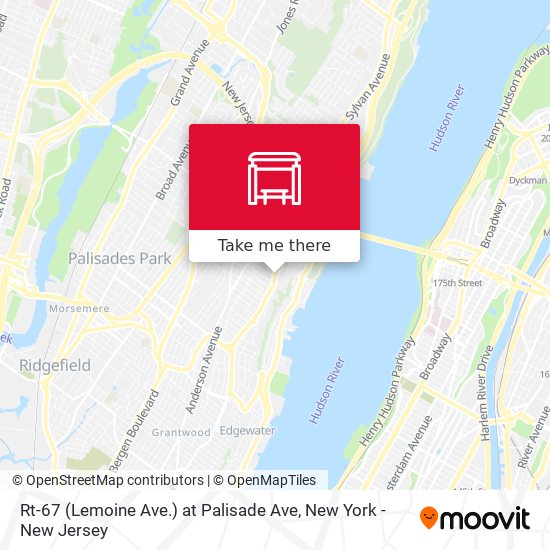 Mapa de Rt-67 (Lemoine Ave.) at Palisade Ave