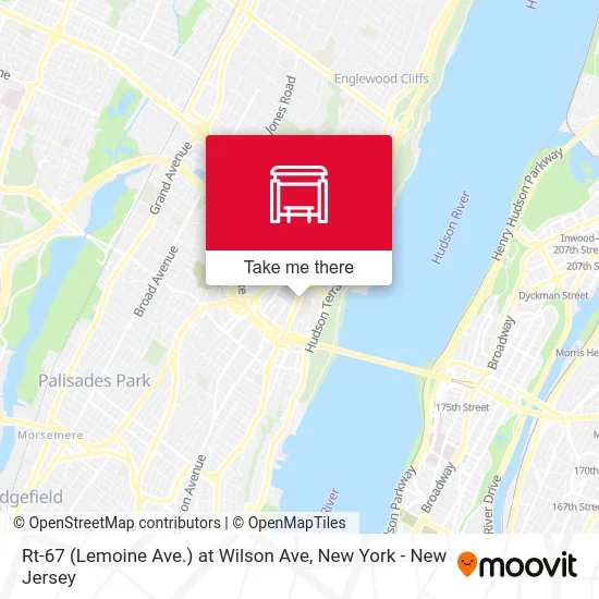 Rt-67 (Lemoine Ave.) at Wilson Ave map