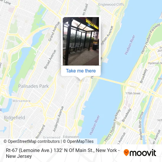 Rt-67 (Lemoine Ave.) 132' N Of Main St. map