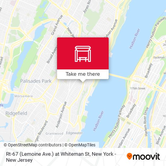 Mapa de Rt-67 (Lemoine Ave.) at Whiteman St