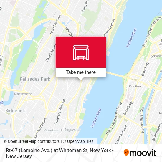 Rt-67 (Lemoine Ave.) at Whiteman St map