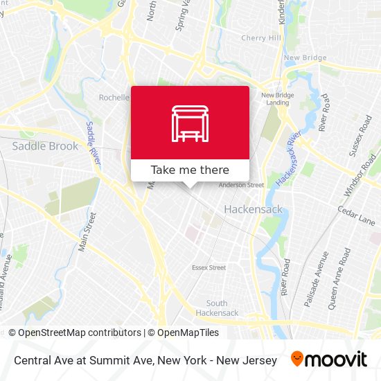 Mapa de Central Ave at Summit Ave