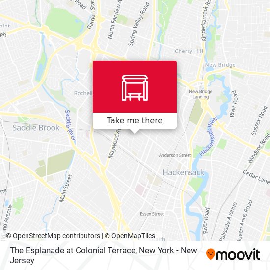 The Esplanade at Colonial Terrace map