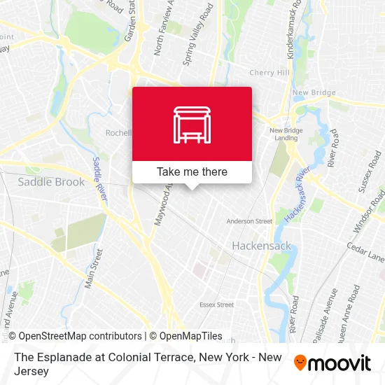 The Esplanade at Colonial Terrace map