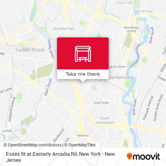 Essex St at Easterly Arcadia Rd map