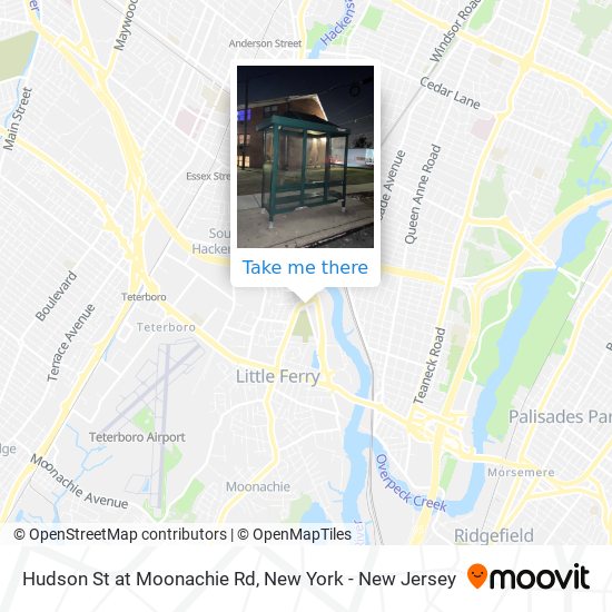 Mapa de Hudson St at Moonachie Rd