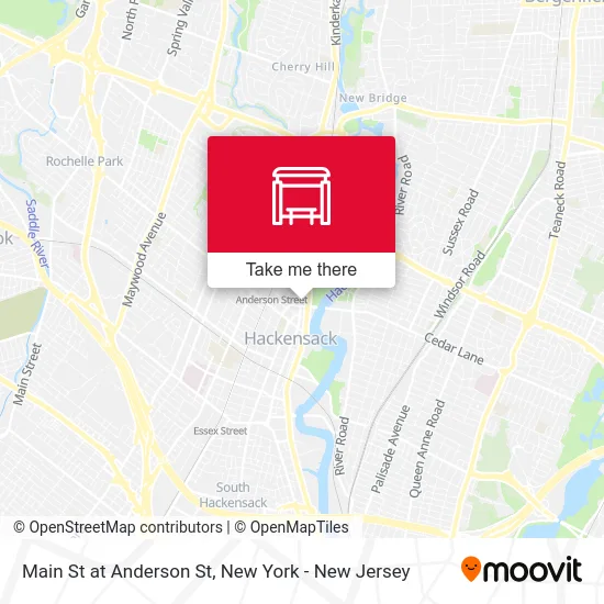 Main St at Anderson St map